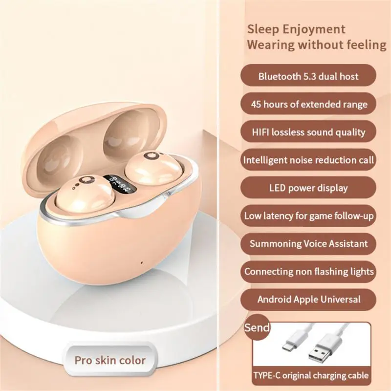 

Мини-гарнитура Tws, игровые наушники-вкладыши с долгим сроком службы, дисплей с микрофоном, беспроводная гарнитура для телефона Xiaomi, Huawei