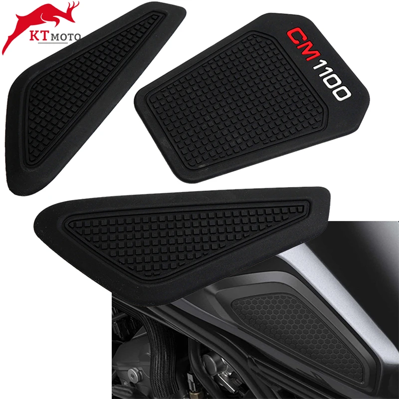 

Motorcycle Tank Pad Sticker For Honda Rebel 1100 Rebel CMX1100 CMX 1100 Oil tank Protector Anti slip Tank Grips Stickers