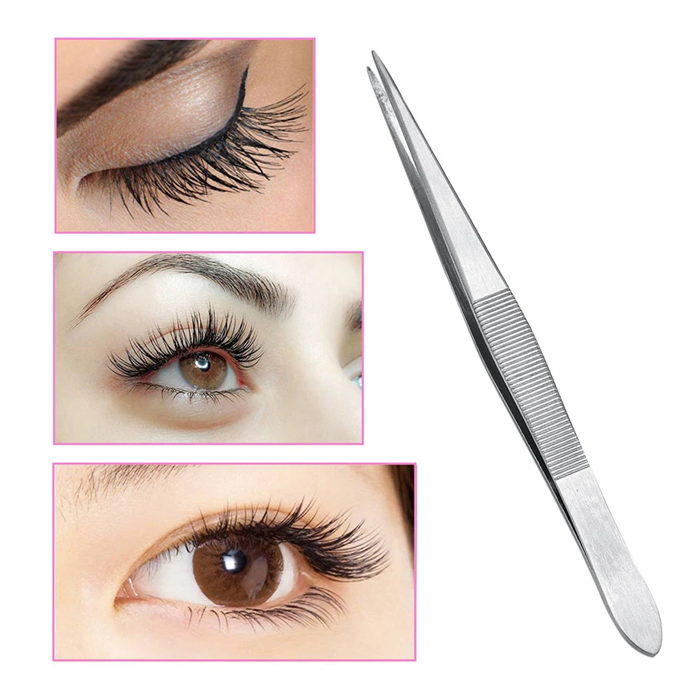 

4Pcs Pointed Tweezers Tweezers Smooth Stainless Steel Finely Processed Lightweight Comfortable High-precision Tweezer