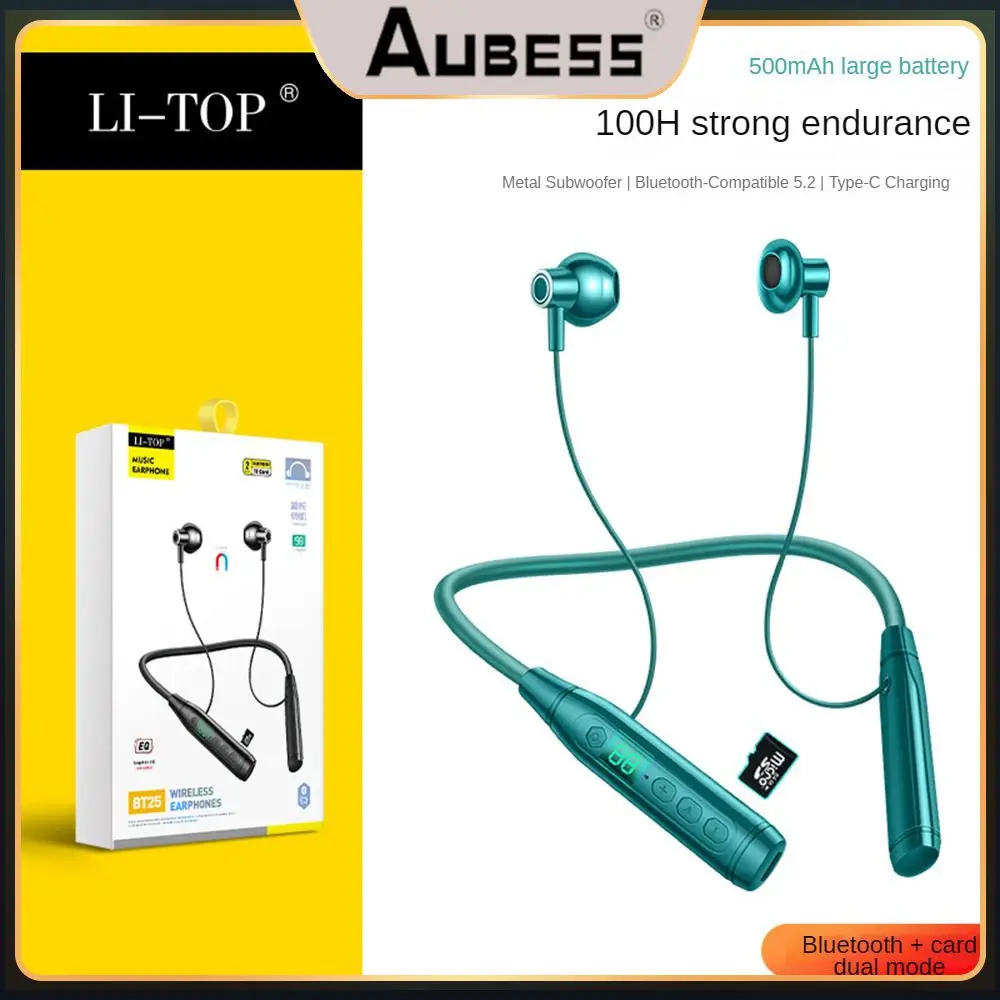 

High Frequency Bright Sports Waterproof Sports Headphones Strong Battery Life Waterproof Earphone Hd Calls Sports Earphones