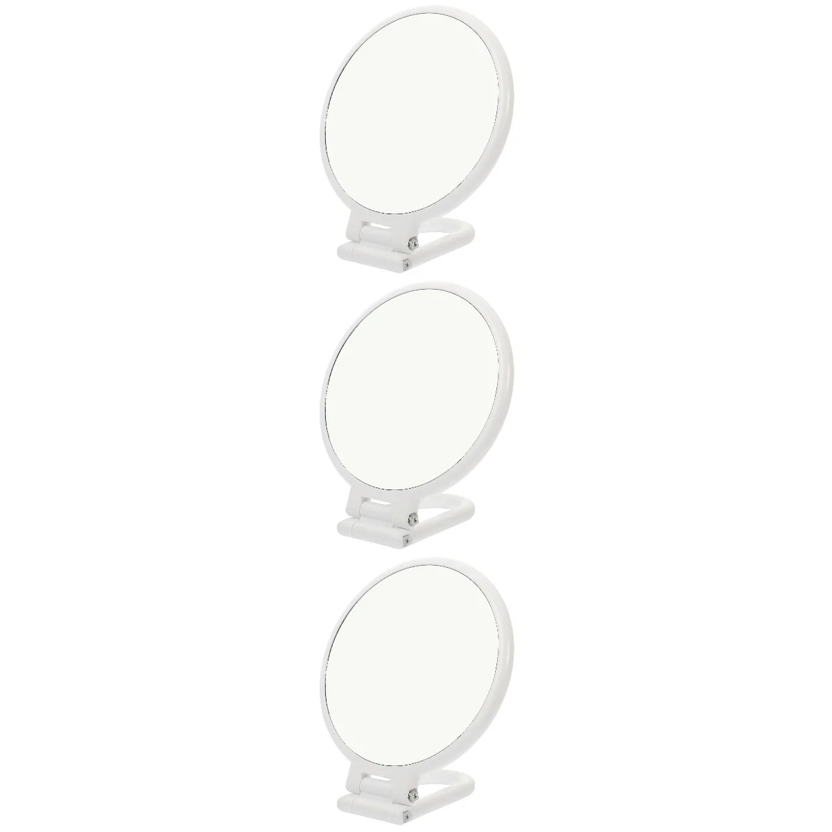 

3pcs Magnifying Handheld Mirror Double Sided Mirror Folding Mirror Hand Held Mirror