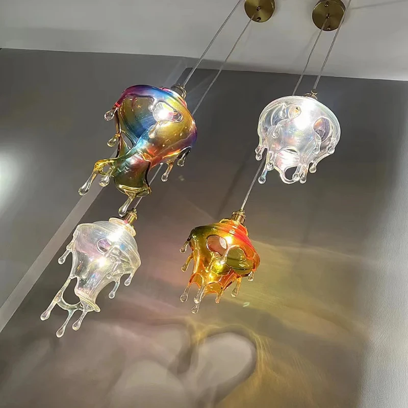 Роскошный подвесной ретро-светильник в виде капли воды