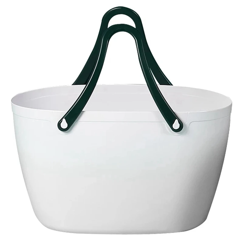 

Environmental Protection Portable Picnic Basket Household Plastic Large Shopping Basket Shopping Basket Picnic Basket