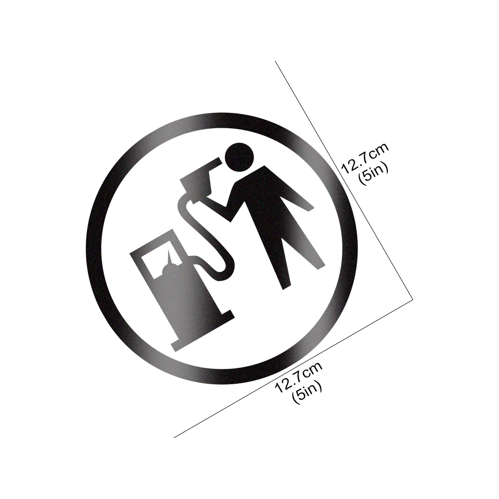 Забавные креативные светоотражающие наклейки на крышку топливного бака для Mini