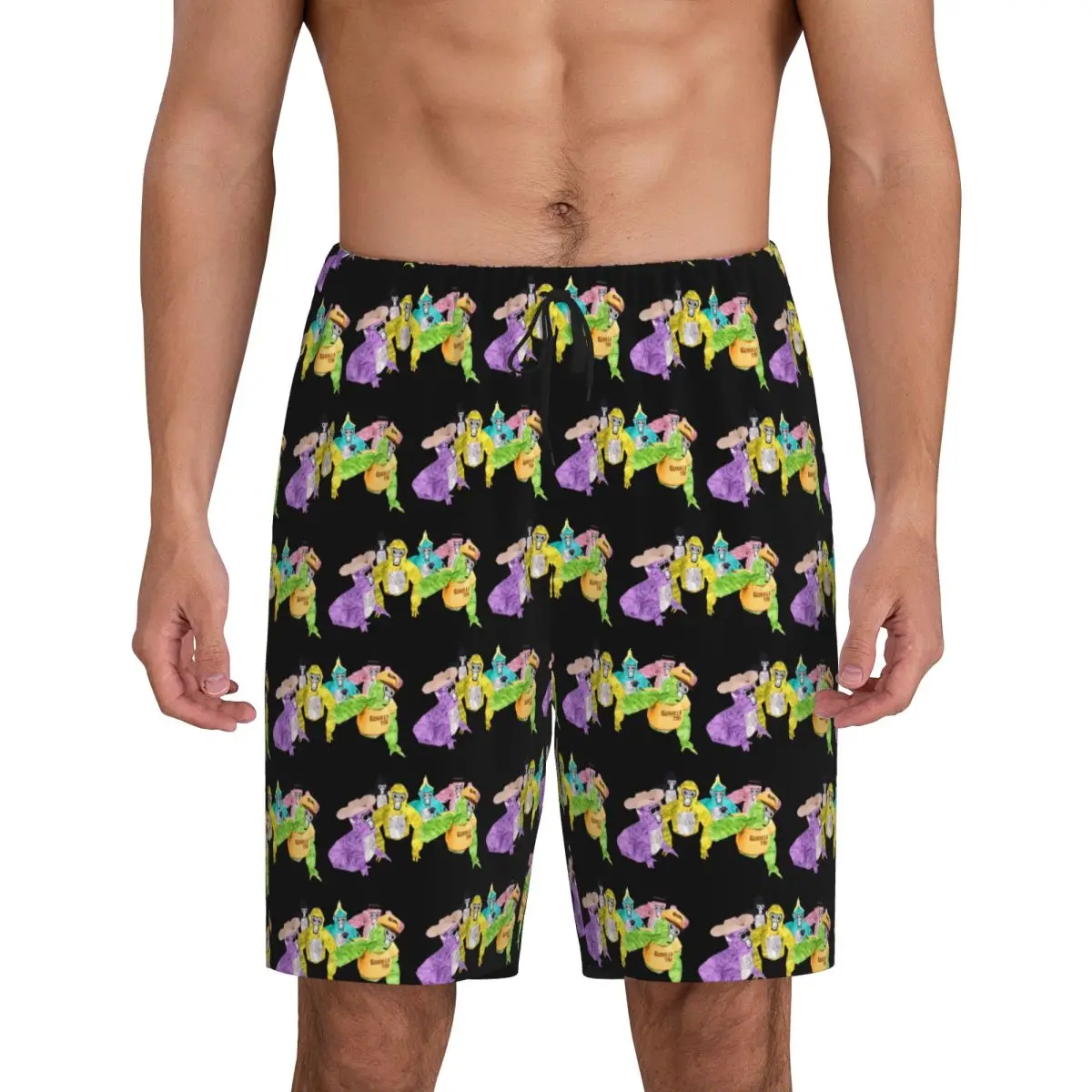 Фото Мужские пижамные штаны Custom Gorilla Tag Monkey Shorts: брюки для сна и отдыха №3