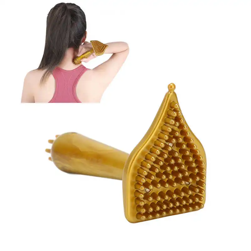 

1PCS Slimming Massage Brush Meridians Massager Weight loss Scraping Device Magnetic Therapy Manual Guasha Massage Tool Cellulite