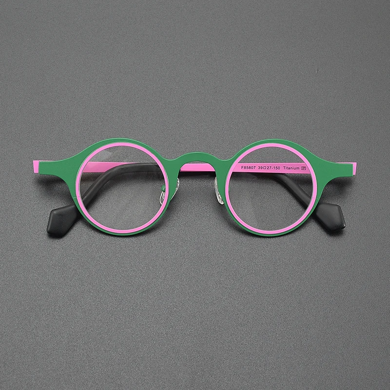 Разноцветные модные ультра-технические титановые оправы для очков литературная