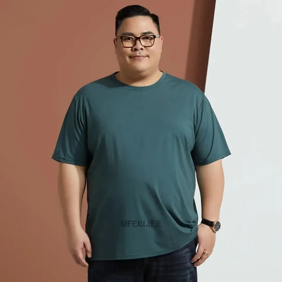 Футболка мужская оверсайз с коротким рукавом и круглым вырезом размеры 8XL 10XL |