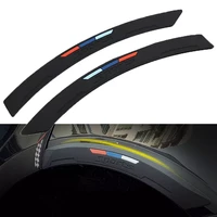 40 x 3 8cm car wheel rim eyebrow protector wheel arch mouldings rubber stickers decorative strip bumper protector guard scratch