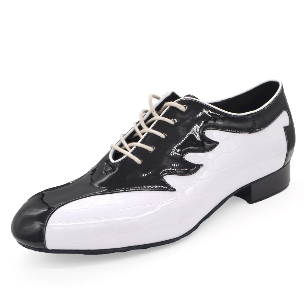 New Arrival Comfortable Genuine Leather Soft Sole Style Brand  Modern Men's Ballroom Tango Latin Professional Man Dance Shoes