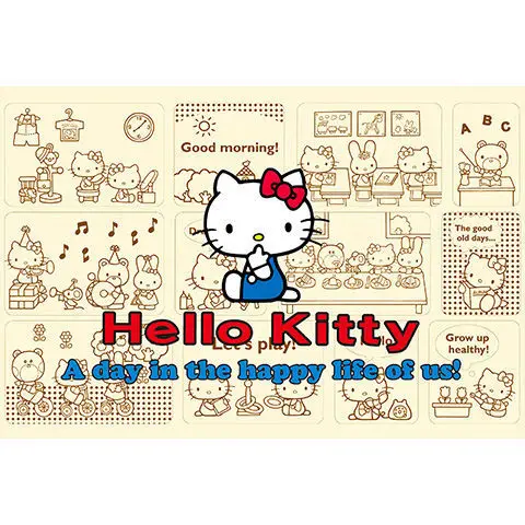 

Деревянный креативный пазл Hello Kitty, детские развивающие игрушки для мальчиков и девочек, подарок на день рождения, декомпрессионные игрушки