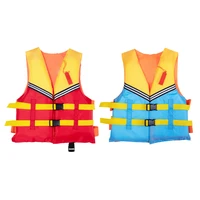 2022 swimming skiing driving vest survival life jacket for children with pipe kids safety life vest childrens swim life jackets