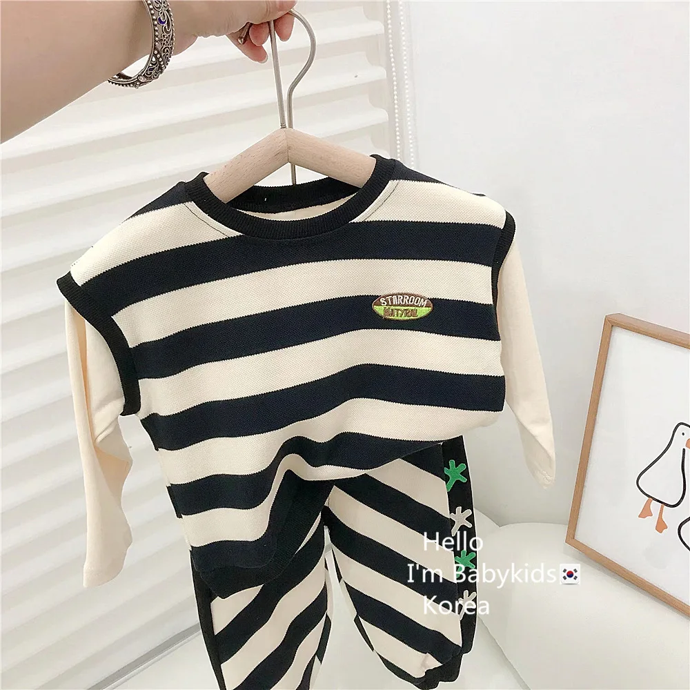 

Детская одежда 2022 весенне-осенний комплект одежды для девочек новый детский спортивный костюм для девочек в Корейском стиле повседневный к...