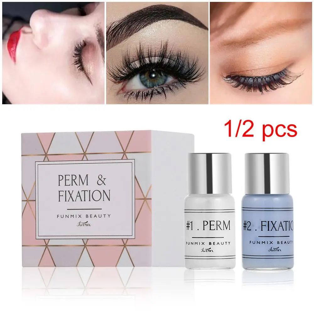 

1/2 Pcs 5g Makeup Eyelash Perming Eyelash Curling Fixation Agent Kit Eye Lashes Perming Lift Curler Curl Perm Tool