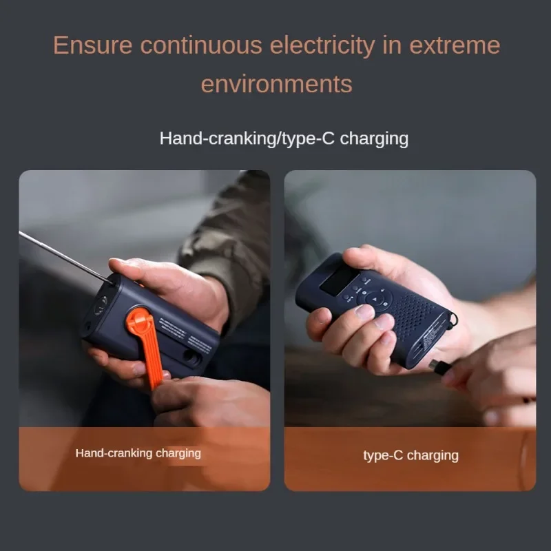 Xiaomi Nextool 6-в-1 AM FM-радио фонарик ручной генератор энергии аварийное оповещение