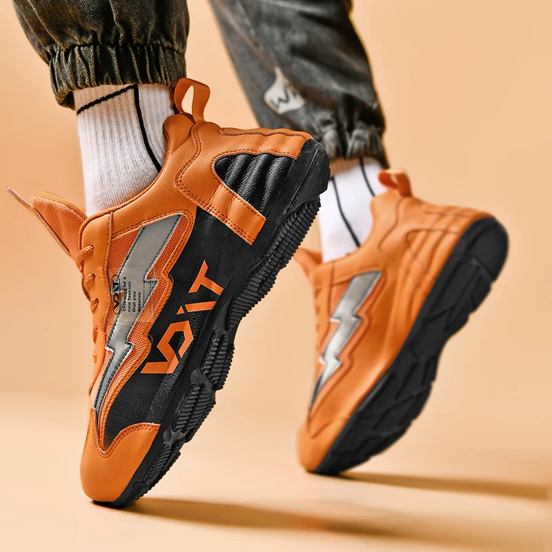 Microfiber breathable sneakers Basketball shoes men's shoes