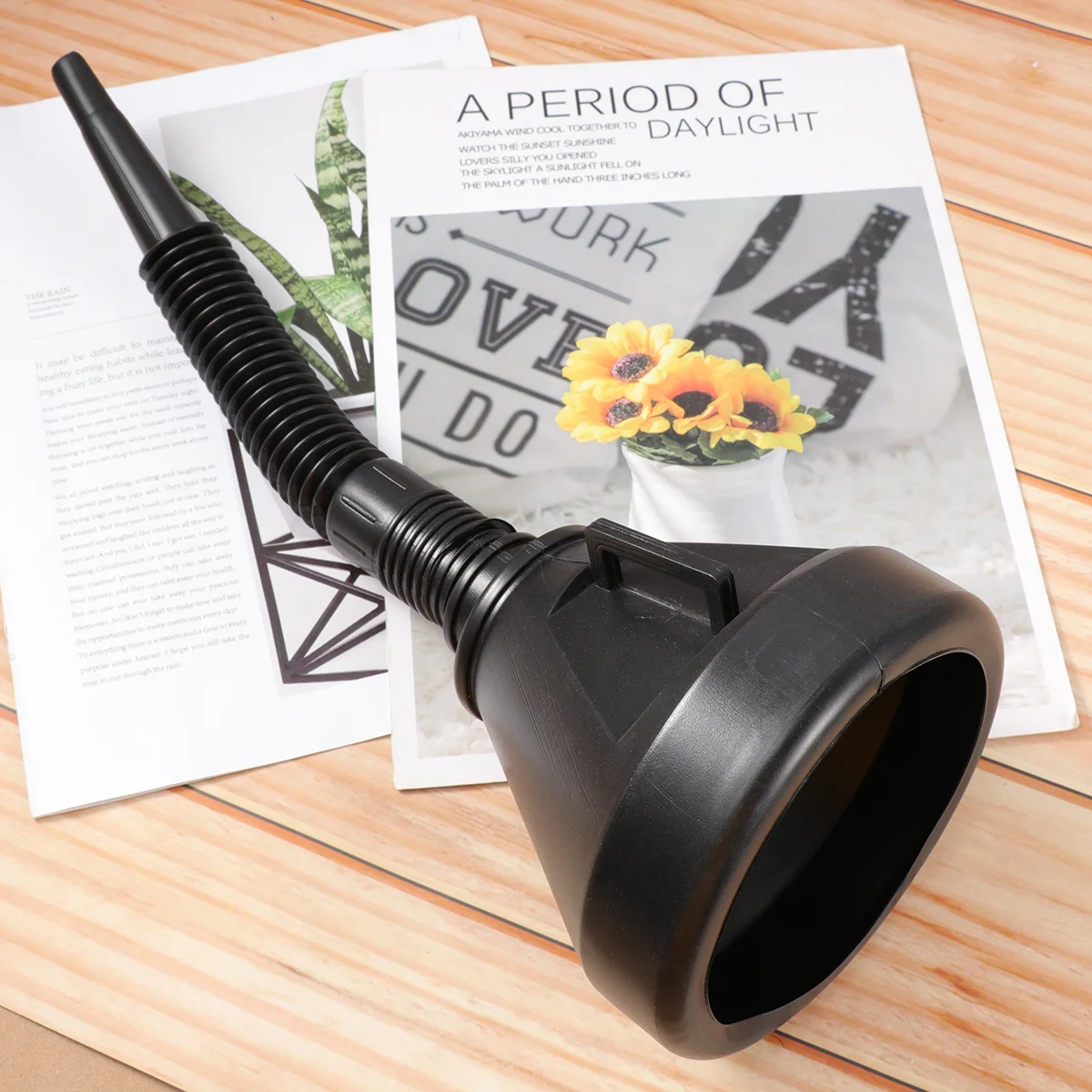 Автомобильная воронка телескопическая заливка топлива с сетчатым фильтром