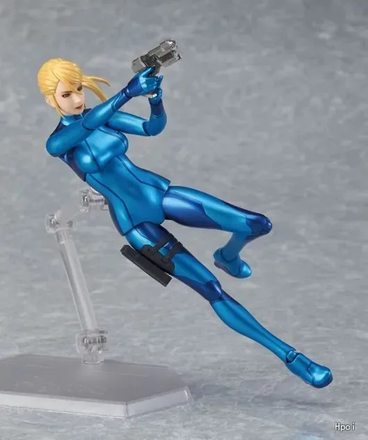 Фото 【TM】В наличии GSC Figma # 306 Metroid: Other M Zero Suit Samus — Коллекционная фигурка-модель, игрушка, подарок, украшение №3