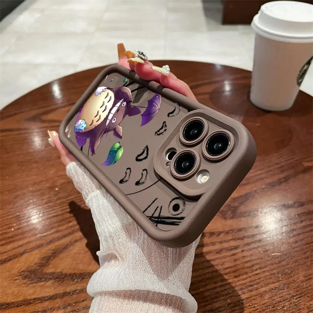 Чехол для телефона MINISO с изображением аниме T-Totoros R-Reflectivess лестница глаз Iphone 11 12 13