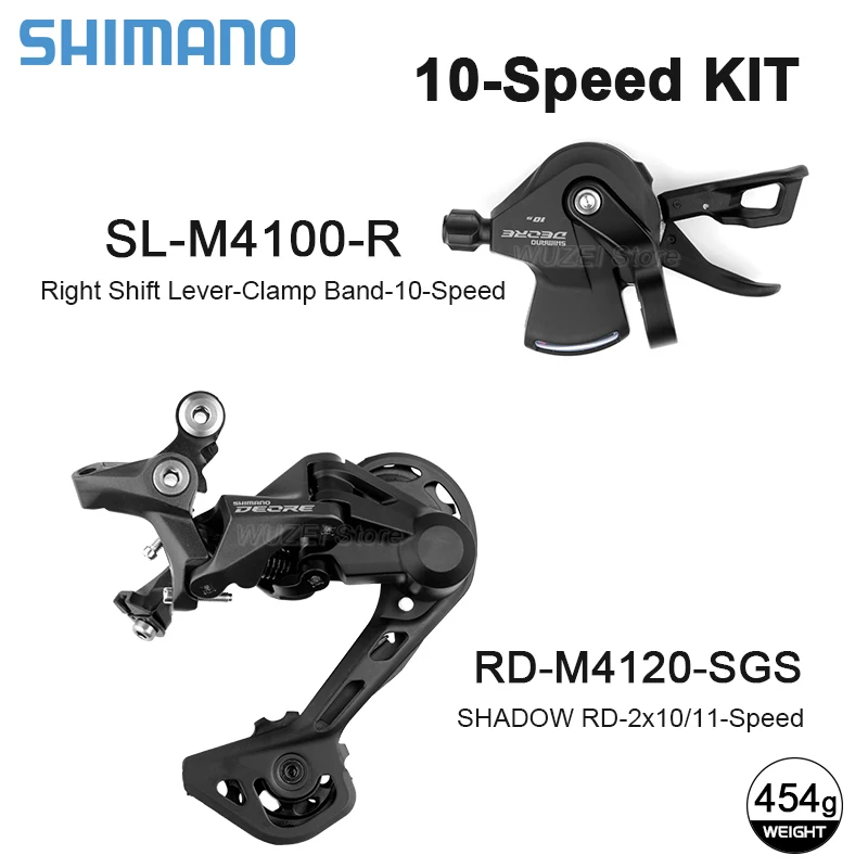 Pаспродажа Переключатели передач Shimano Deore M4100 10S, механизм переключения передач KMC X10 Chain SUNSHINE, 36/40/42/46/50T, 10 в