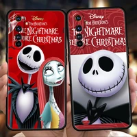 nightmare before christmas phone case for realme 8 9 pro plus 8i 9i 6 7 gt2 c21 c25 c3 c11 pro 5g luxury shockproof silicone tpu