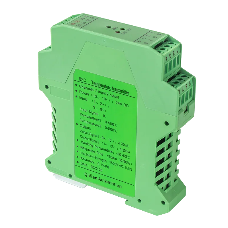 Датчик температуры термопары типа J 0-1200 ℃ Преобразователь сигнала 4-20 мА 0-10 В 0-5