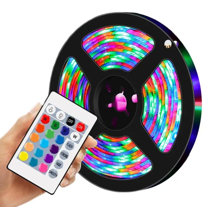 

Color RGB LED Strip Decor For Room LED PC TV Backlight Neon LED Lighting Remote Control