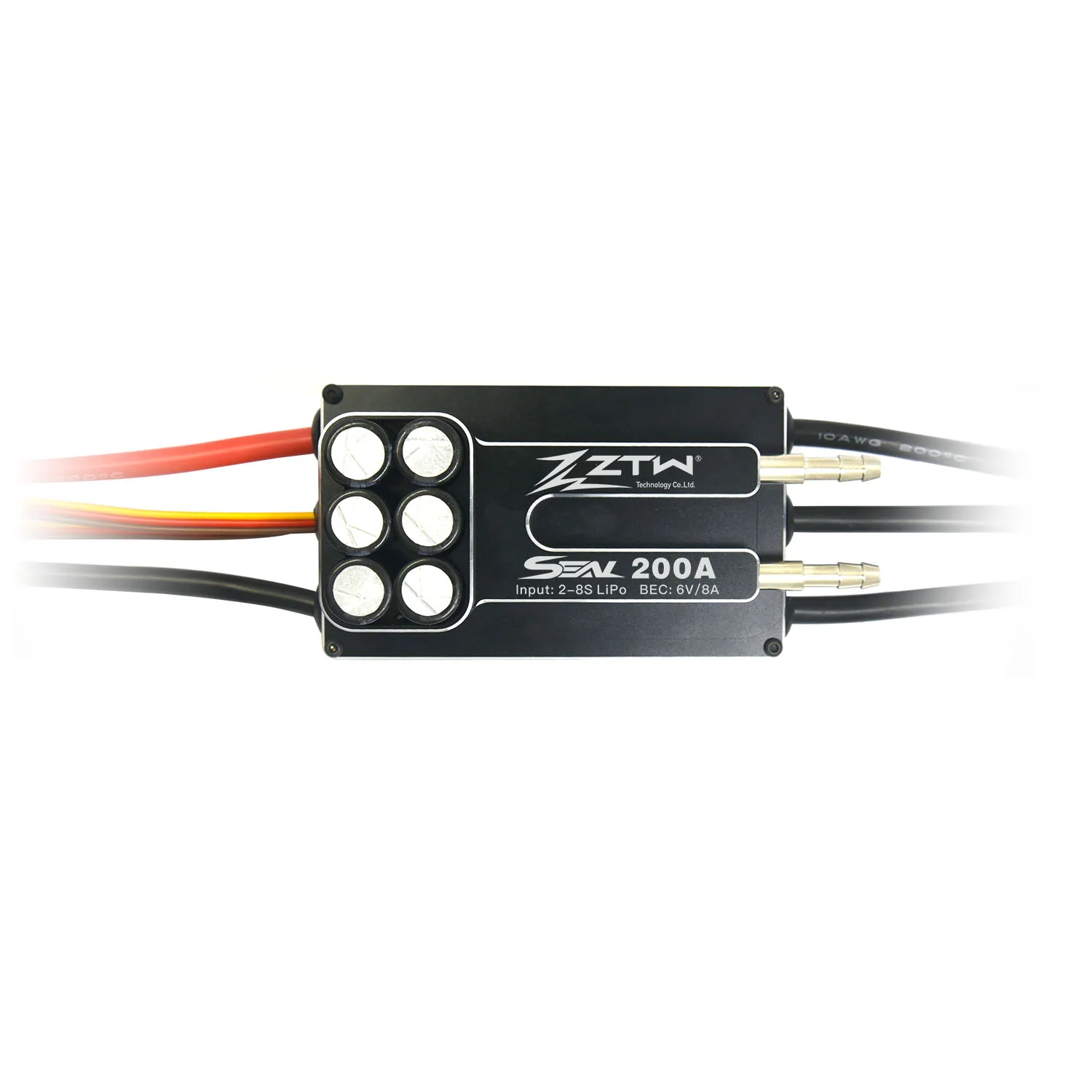 ZTW Seal 200A Brushless ESC Waterproof All Metal Speed Controller for RC JET Boat | Parts &amp Accs