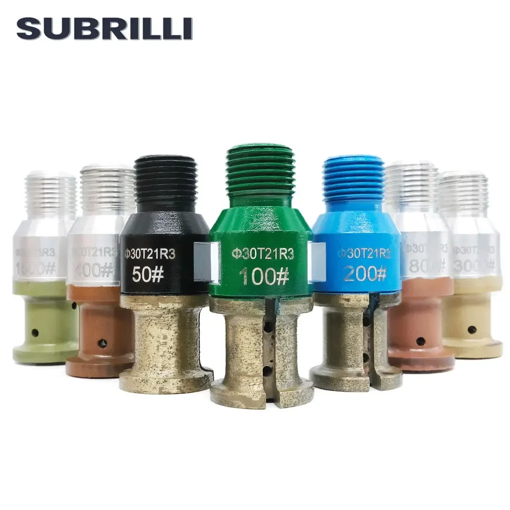 SUBRILLI T21 7 шт./компл. алмазный шлифовальный круг край профиля наконечник для