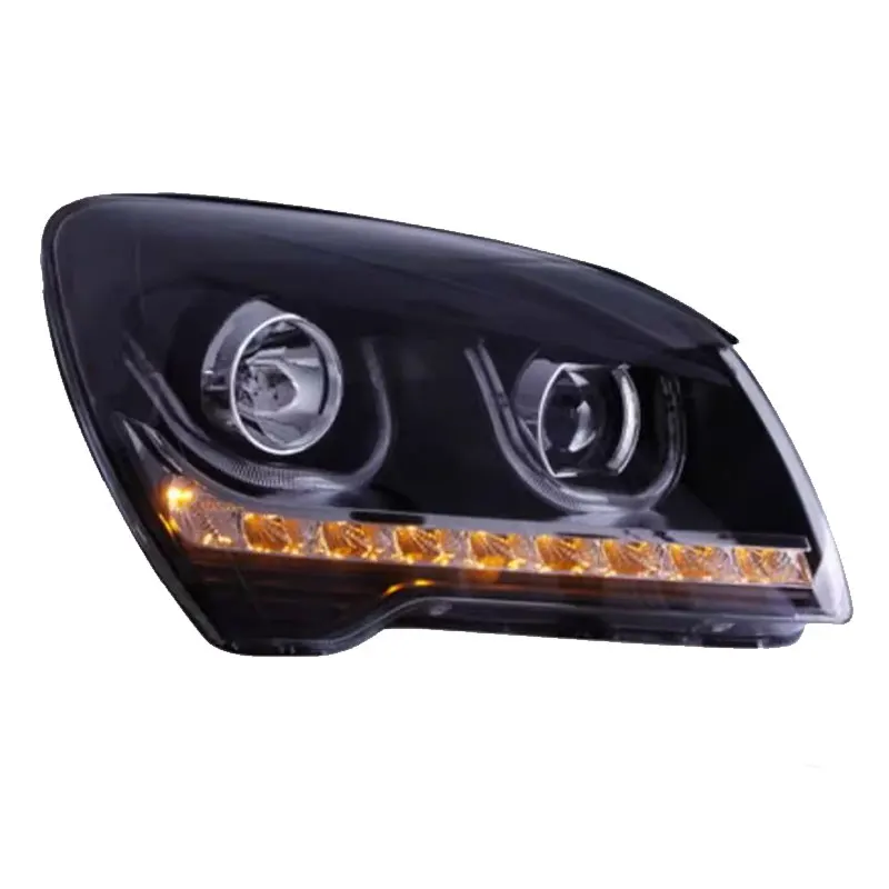 Стайлинг автомобиля для KIA Sportage светодиодные фары 2006-2013 DRL указатель поворота