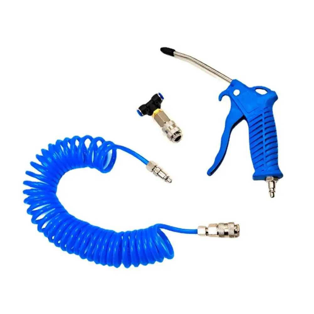 

4x6 Air Duster Blow Gun 5 Meters Pneumatic Combination Dust Blowing Gun Kit With Recoil Air Pipe Dust Blower Cleaning Set