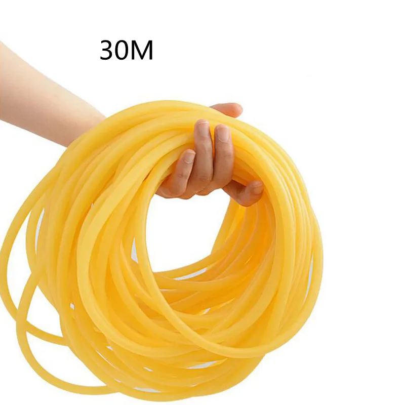 

30m 6X9 Natural Latex Rubber Tube Elastic Slingshots Catapults Tube Band For Camping Shooting Slingshot Catapult Accessories
