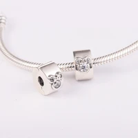 2022 spring collection logo silver pendant sterling dangle girl s925 100 real chain bracelets collection friends beads
