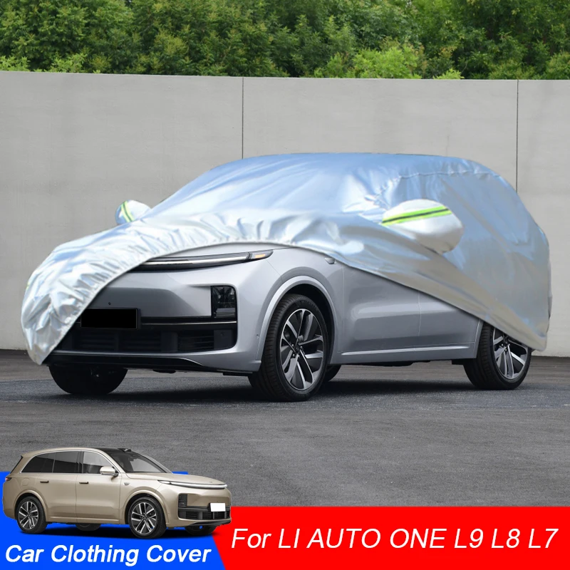 Автомобильный чехол с полным покрытием, защита от дождя, мороза, снега, пыли, водонепроницаемый защитный чехол, внешние автомобильные аксессуары для LI Auto L7 L8 L9 ONE 2021-2025