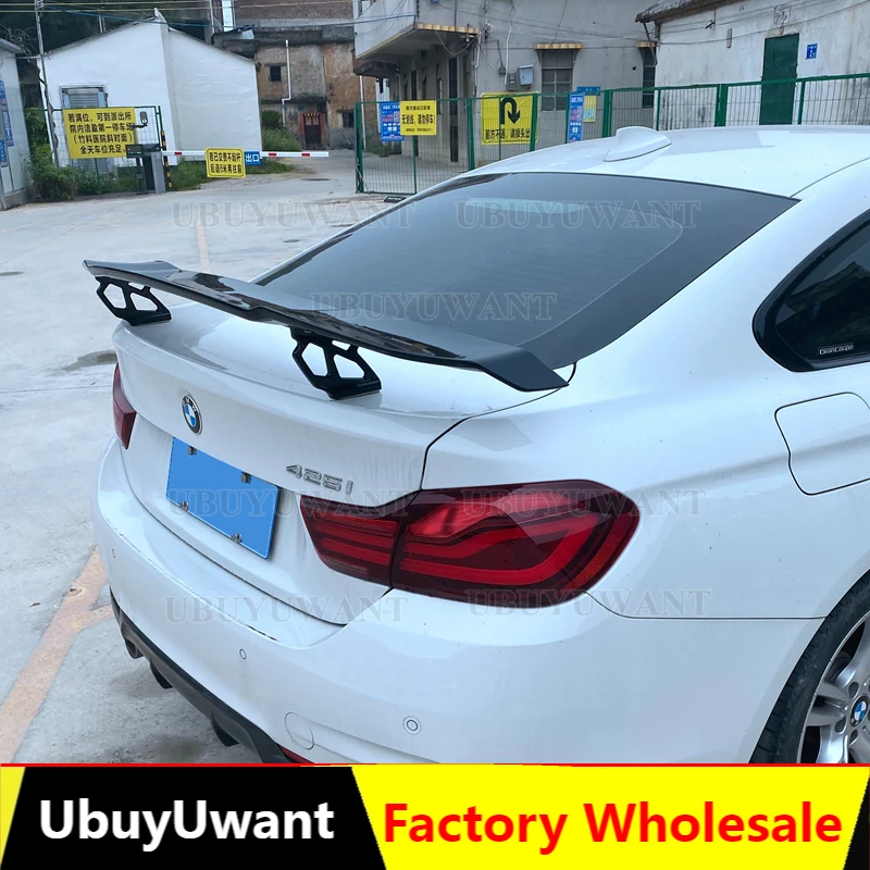

Glossy Black ABS Plastic Rear Spoiler Wing For BMW 4 Series F32 F33 F36 M3 M4 Sedan 2012-2018 Carbon Fiber Look Rear Spoiler