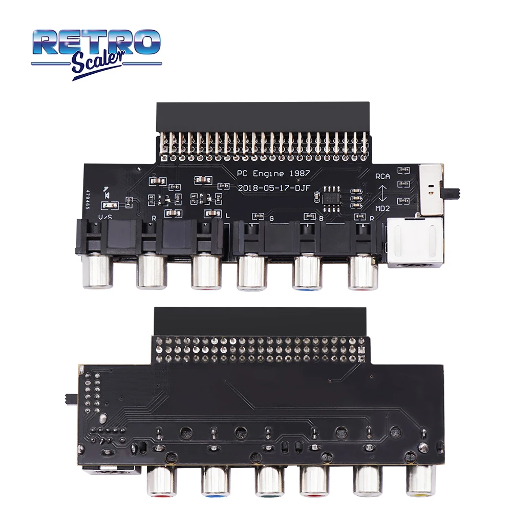 

Композитный адаптер для видеосигнала RetroScals RGBS AV, выход сигнала SCART для двигателя ПК NEC/стандартной консоли
