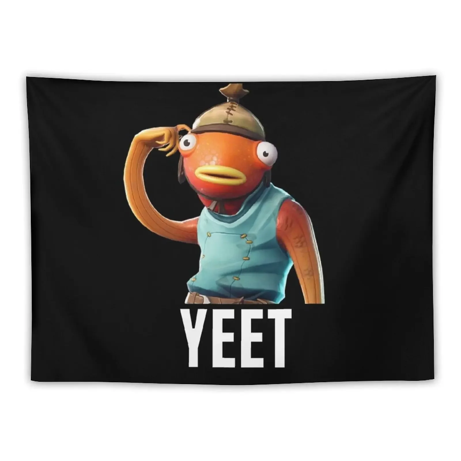 Yeet гобелен из кожи в виде рыбьей палочки милый Декор для комнаты украшение стен