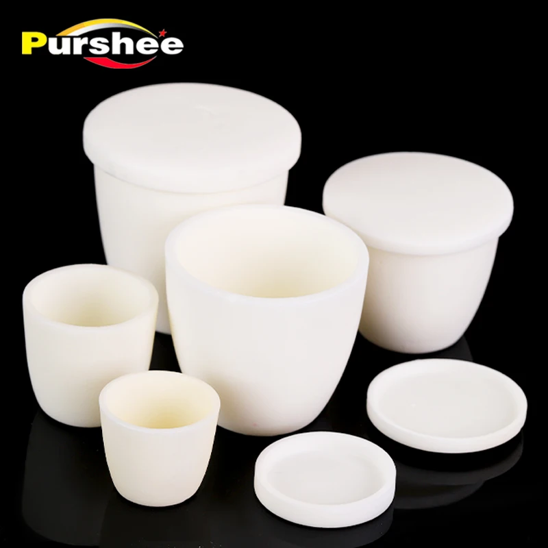 

99% глиноземный дуговой тигель (с крышкой) глиноземный тигель с крышкой