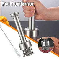 meat tenderizer needle with 21 sharp steel blades tender meat hammer for beef steak kitchen cooking tools u0z3