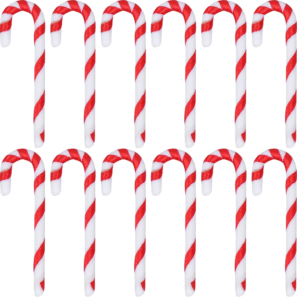 

Конфеты, рождественские украшения, тростниковые подвесные трости, ремесла, красная подвеска, мини-Декор, поддельные небольшие украшения, Мя...