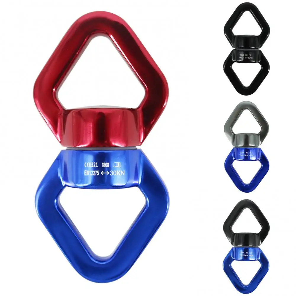 

30KN Outdoor Climbing Carabiner 8-Shaped Connecting Rotating Ring Rope Swivel