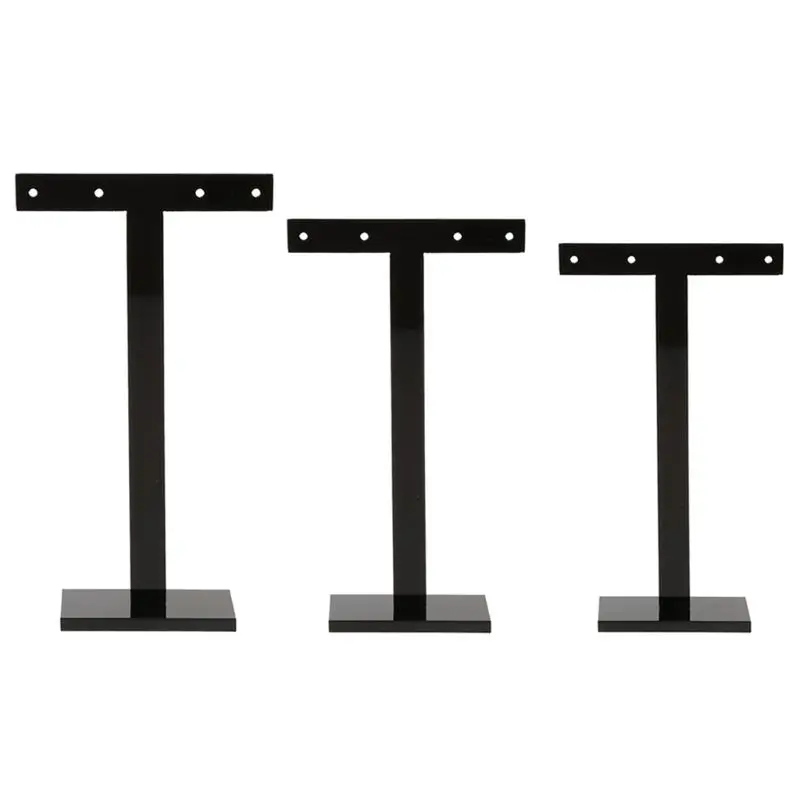 Деревянная подставка для сережек из акрила