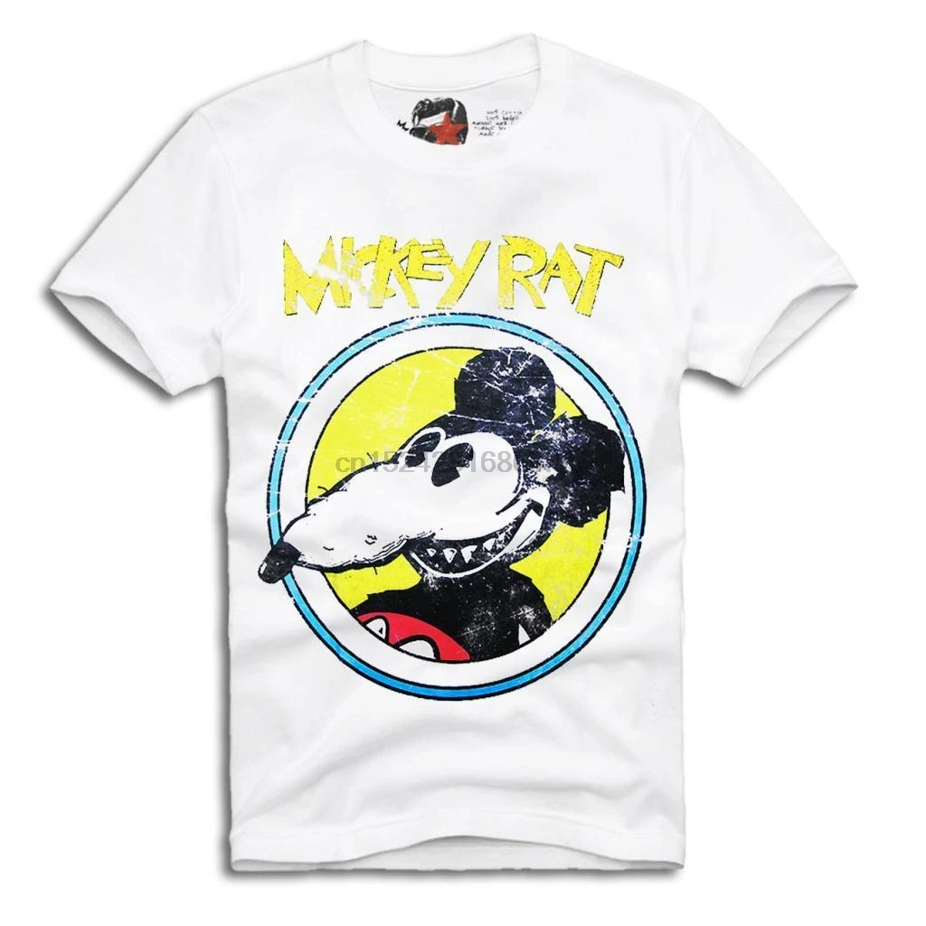 Винтажная футболка с изображением Микки-крысы |