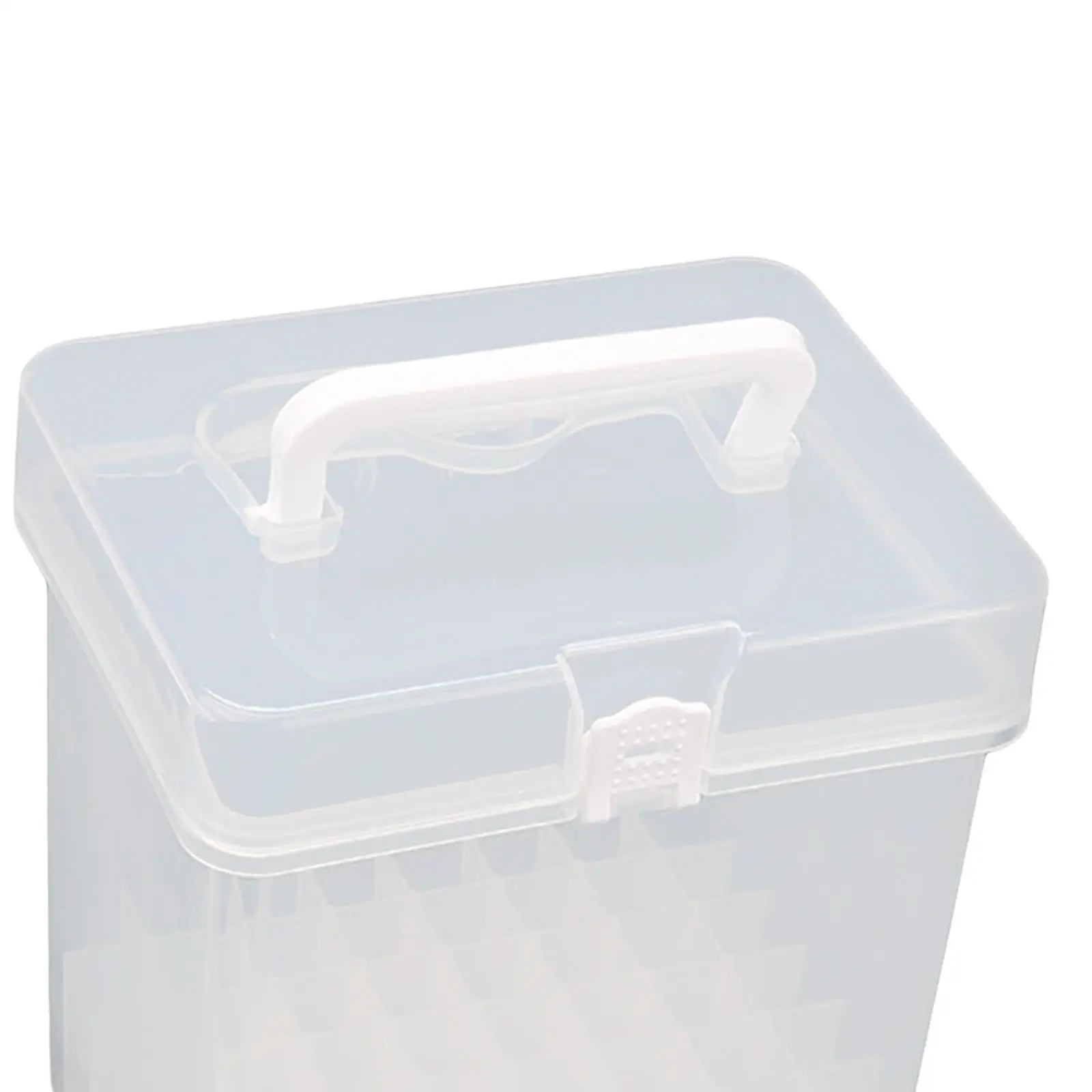 

Marker Pens Storage Box Empty Fittings Craft with Handle for School 48 Grids