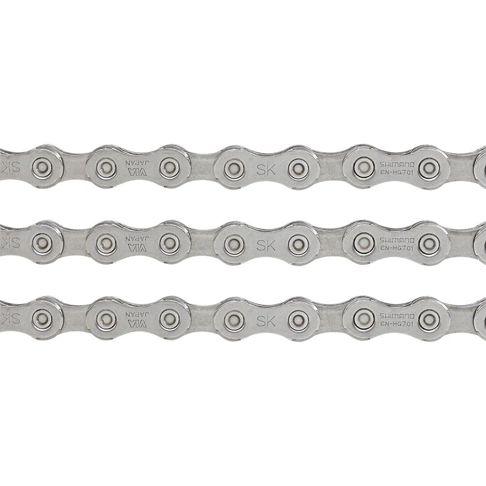 SHIMANO 11-скоростная велосипедная цепь CN-HG701 116 звеньев 11 В MTB HYPERGLIDE SIL-TEC детали для