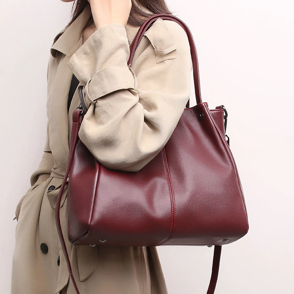 Messenger Bag Europe Luxury Women Shoulder Fashion Hot Sale Designer Genuine Leather Chain Handbags Female New Style Casual Lady