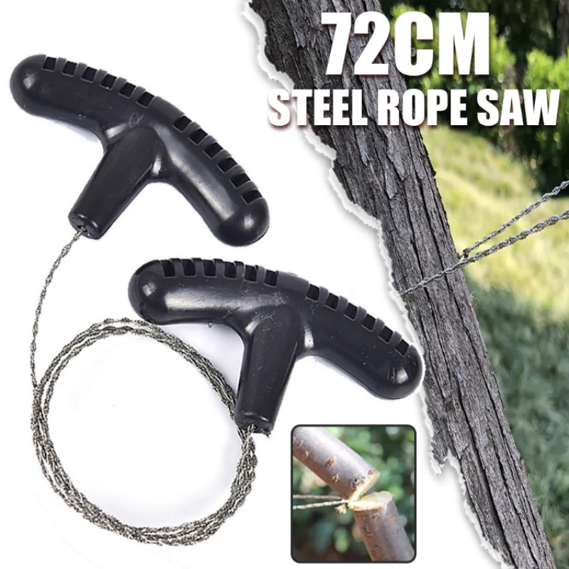 

Steel Rope Hand Saw Chain Saw Practical Portable For Emergency Survival Gear Steel Wire Kits Carpentry Tools Hand Tools