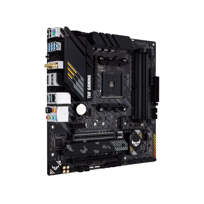ASUS Новый TUF GAMING B550M-PLUS WiFi II B550 DDR4 128G 4600 МГц M.2 поддержка AMD Ryzen R5 R7 R9 десктопный