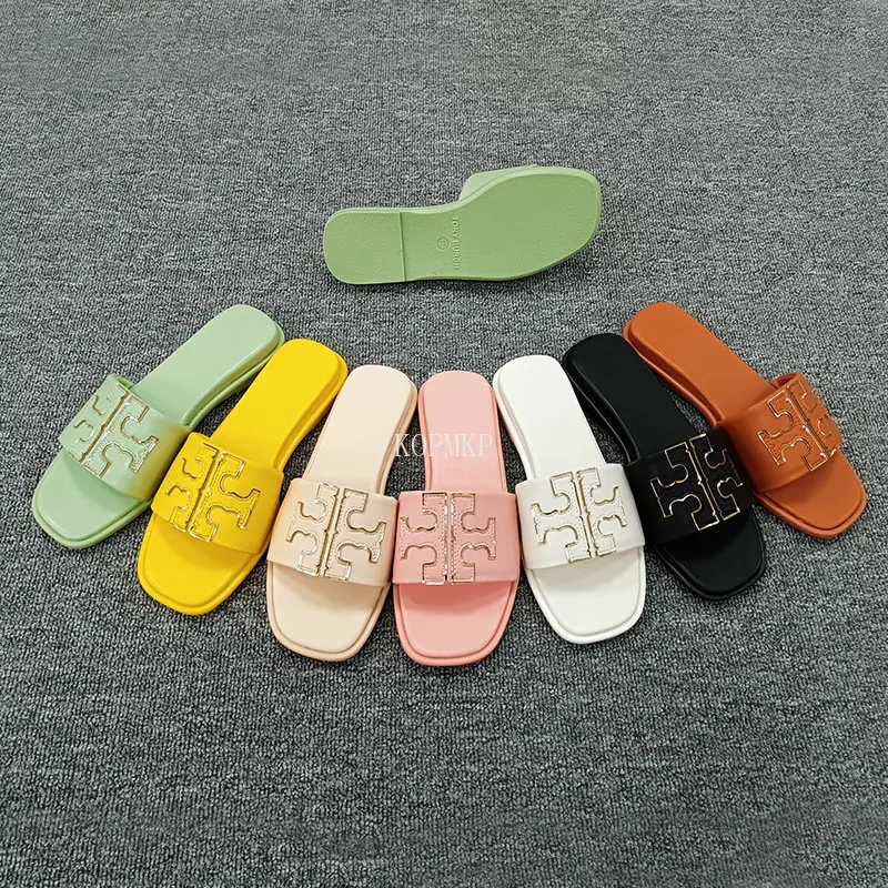 

Hot Spring Summer New Women's Women's All-match Casual Slippers Fashion Solid Color Flat Shoes Sandals Sandale Femme Eté Luxe