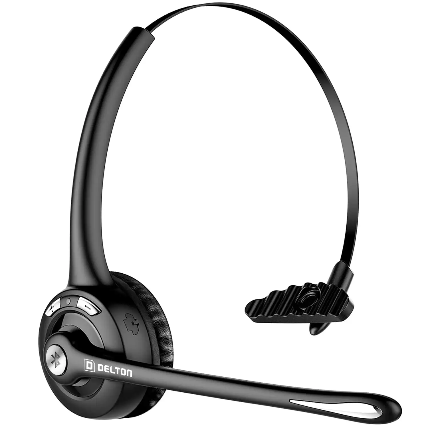 

Trucker Bluetooth Headset, Wireless Headphones w/Microphone, Headphones Truck Driver, Wireless Over The Head Earpiece with Mic
